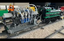 Lego Technic Trains - lokomotywa "parowa"