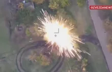 Atak rosyjskich dronów