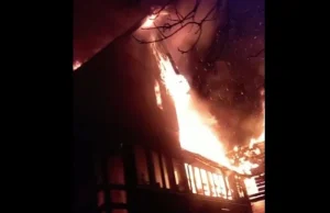 Pożar schroniska w Gorcach - Gorczańska Chata spłonęła doszczętnie