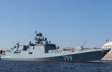 Krym: Płonie fregata "Admirał Makarow" Zastępca zatopionego krążownika Moskwa