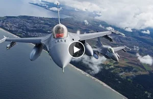Tureckie myśliwce F-16 nad Półwyspem Helskim