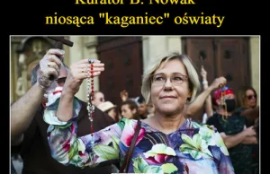 Barbara Nowak i jej odpadły na święto wszystkich świętych