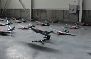 40 dronów Warmate z "dedykacją" dla Rosjan [WIDEO