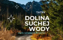Dolina Suchej Wody w Tatrach - opis szlaku z Brzezin
