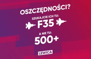 Lewica w 2020 roku namawiała do zerwania kontraktów na F-35