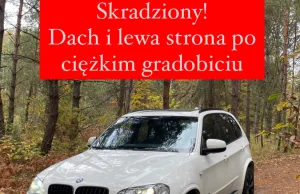 Nagroda 10'000zł za pomoc w odnalezieniu Skradzionego BMW x5