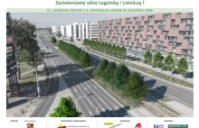 Rusza wielkie zazielenienie ulicy Legnickiej i Lotniczej we Wrocławiu