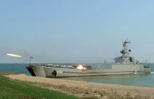 Ukraiński okręt zbudowany w Polsce ostrzelał rosyjskie pozycje