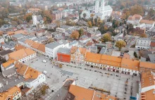 Mikołów z drona. Tak wyglądałaby większość śląskich miast, gdyby nie.. górnictwo