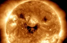 NASA uchwyciła „uśmiech” Słońca