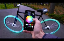 DIY - kolorowe koła do roweru dla bajeru