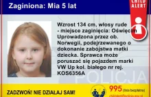 Child Alert! Zaginiona: Mia – 5 lat. Zaginęła w Oświęcimiu