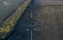 Filmik z uderzenia rosyjskiego drona Lancet na ukraiński M777