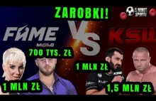 TOP 5 ZAROBKÓW W FAME MMA , A KSW I UFC! [PORÓWNANIE ZAWODNIKÓW]