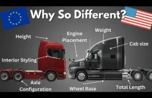Dlaczego europejskie i amerykańkie ciężarówki tak się różnią [ENG]