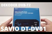 SAVIO DT-DV01 - recenzja tunera DVB-T2 H.265 HEVC