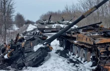 Od początku wojny w Ukrainie Rosja straciła połowę czołgów