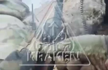 Wideo z odbicia jednej z ukraińskich wsi widziana oczyma żołnierza "KRAKEN"