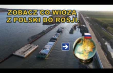 Przekop Mierzei Wiślanej - 2 etap - zobacz co wiozą z Polski do Rosji - dron 4K.