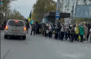 Tak mieszkańcy Chersonia witali ukraińskich żołnierzy. Coś niesamowitego