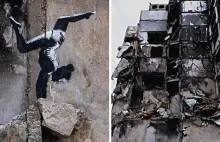 Banksy pojawił się na Ukrainie? Przedstawił nowy mural