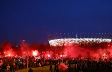 Baner KonfedeRosji z Marszu Niepodległości wykorzystany w ruskiej propagandzie