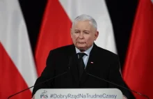 Kaczyński tłumaczy się ze słów o "dawaniu w szyję"