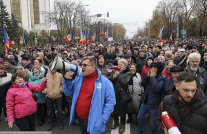 Protest w Mołdawii. Władze mówią o wojnie hybrydowej ze strony Rosji