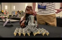 Funkcjonalny model Lego statku MTT federacji handlowej ze Star Wars