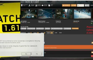 Cyberpunk 2077 (1.61) - co zrobić jeśli po aktualizacji gra się nie włącza?