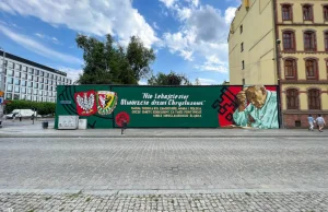Mural na Ostrowie Tumskim musi zostać przemalowany.