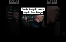 denis załęcki rzuca się do don diego po high league