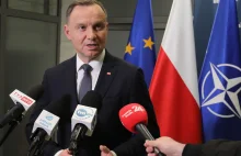 Andrzej Duda: nie mamy żadnych jednoznacznych dowodów, kto wystrzelił...