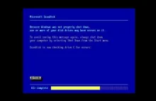 ScanDisk na Windowsie 98 (+uruchomienie systemu z dżwiękiem)
