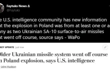 Możliwe że jednak DWIE rakiety spadły na Polske? The Washington Post