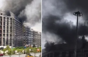 Rosja. Pożar w Soczi. Płonie kompleks rezydencji