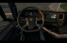 Scania S! Gra w Euro truck simulator na kierownicy logitech g29
