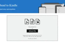 Send-to-Kindle działa przez stronę. Bezprzewodowa wysyłka plików bez maila...