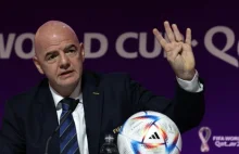 Kuriozalna konferencja szefa FIFA. Gianni Infantino kompletnie odleciał