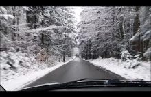 Śnieg już sypie - jazda w Beskidach