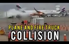A320 linii LATAM zderzył się podczas startu z wozem straży pożarnej