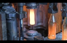 Proces produkcji butelek szklanych