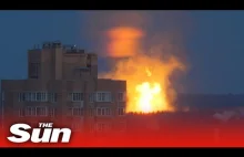 Ogromna kula ognia po eksplozji gazociągu w Sankt Petersburgu