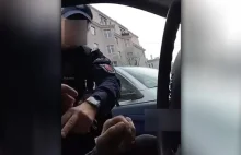 Policjant do kierowcy: "Zaraz ci przy*******ę". Jest postępowanie dyscyplinarne