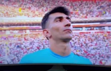Irańscy piłkarze protestują. Wszyscy irańscy piłkarze odmówili zaśpiewania hymnu