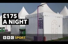 Inside Qatar's fan village - 175 funtów za namiot