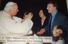 Dokładnie 23 lata temu Papież pobłogosławił Kurskiego z *żoną i dziećmi