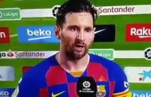 Leo Messi po meczu z Arabią Saudyjską