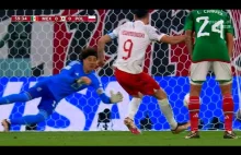 Robert Lewandowski - karny Polska v Meksyk. Nie trafia