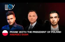 Prank with president of Poland Andrzej Duda